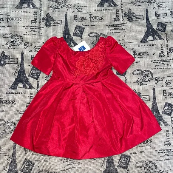 Janie and Jack | Dresses | Janie And Jack Nwt Red Special Occasion Holiday  Dress And Bottom 2 Pieces Set | Poshmark
